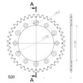 Supersprox Rear Sprocket Alu RAL-245/2:40 Black