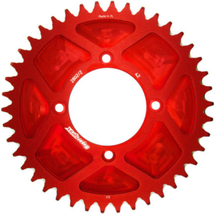 Supersprox Rear Sprocket Alu RAL-2802/2:41 Red