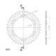 Supersprox Rear Sprocket Alu RAL-300:39 Black