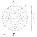 Supersprox Rear Sprocket Alu RAL-404:42 Red