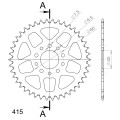 Supersprox Rear Sprocket Alu RAL-451:42 Black