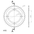 Supersprox Rear Sprocket Alu RAL-452:40 Blue