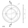 Supersprox Rear Sprocket Alu RAL-452:44 Blue