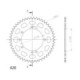 Supersprox Rear Sprocket Alu RAL-457:50 Silver