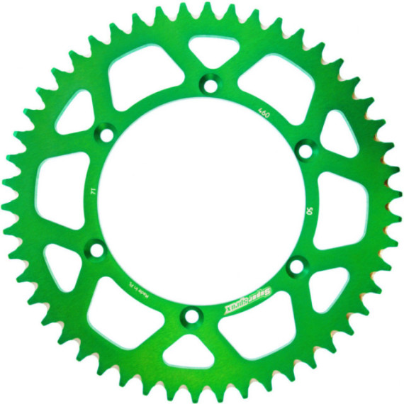 Supersprox Rear Sprocket Alu RAL-460:43 Green