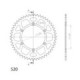 Supersprox Rear Sprocket Alu RAL-460:48 Silver