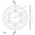 Supersprox Rear Sprocket Alu RAL-479:46 Blue