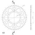 Supersprox Rear Sprocket Alu RAL-480:46 Red