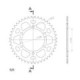 Supersprox Rear Sprocket Alu RAL-486:41 Gold