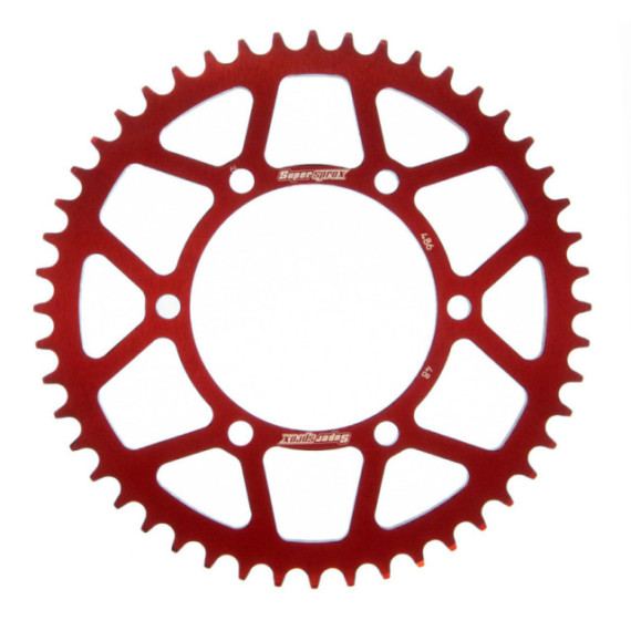 Supersprox Rear Sprocket Alu RAL-486:42 Red