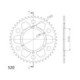 Supersprox Rear Sprocket Alu RAL-486:45 Gold