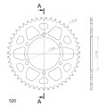 Supersprox Rear Sprocket Alu RAL-486:47 Blue