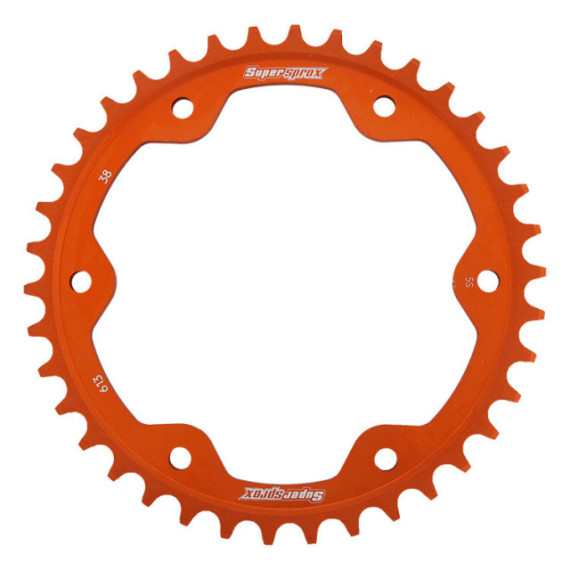 Supersprox Rear Sprocket Alu RAL-613:38 Orange