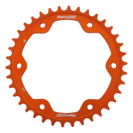 Supersprox Rear Sprocket Alu RAL-613:38 Orange