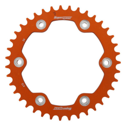 Supersprox Rear Sprocket Alu RAL-613:39 Orange