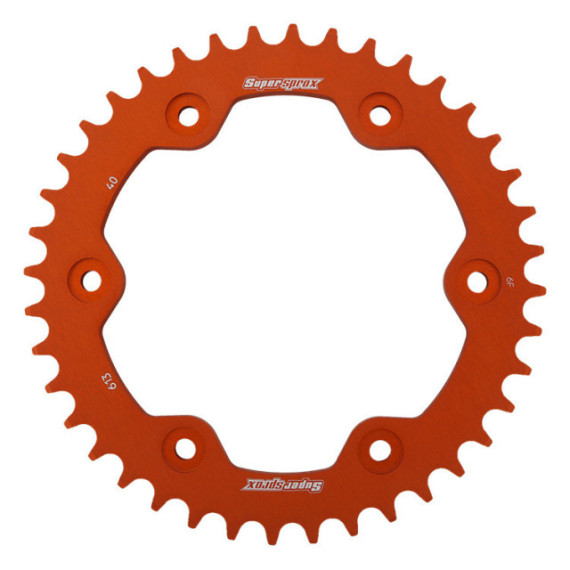 Supersprox Rear Sprocket Alu RAL-613:40 Orange