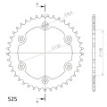 Supersprox Rear Sprocket Alu RAL-613:41 Black