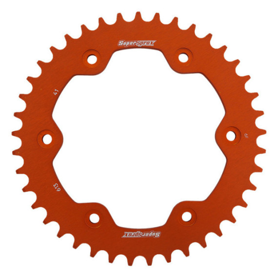 Supersprox Rear Sprocket Alu RAL-613:42 Orange