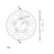 Supersprox Rear Sprocket Alu RAL-7090:42 Black