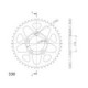 Supersprox Rear Sprocket Alu RAL-7090:46 Black