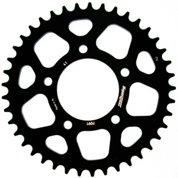 Supersprox Rear Sprocket Alu RAL-7091:38 Black