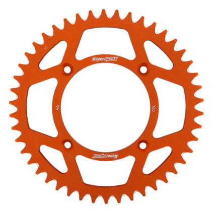 Supersprox Rear Sprocket Alu RAL-720:46 Orange