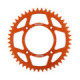 Supersprox Rear Sprocket Alu RAL-720:47 Orange