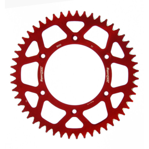 Supersprox Rear Sprocket Alu RAL-8000:45 Red