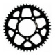 Supersprox Rear Sprocket Alu RAL-807:44 Black