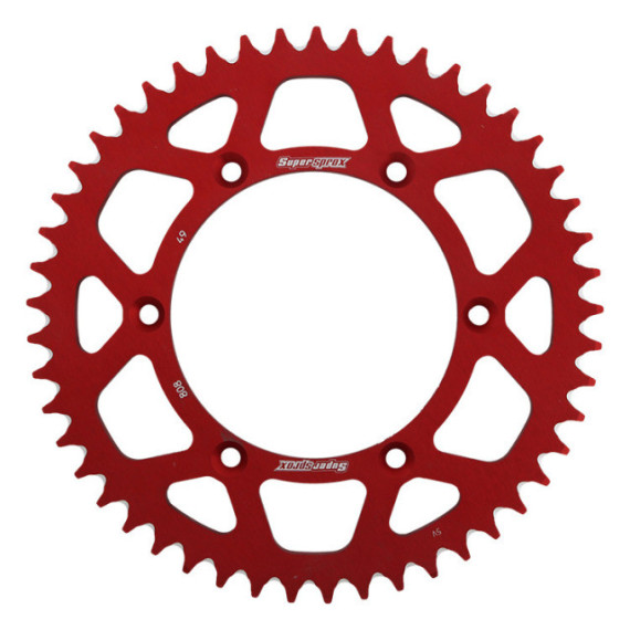 Supersprox Rear Sprocket Alu RAL-808:48 Red