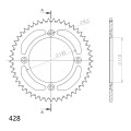 Supersprox Rear Sprocket Alu RAL-898:49 Gold