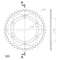 Supersprox Rear Sprocket Alu RAL-990:42 Silver