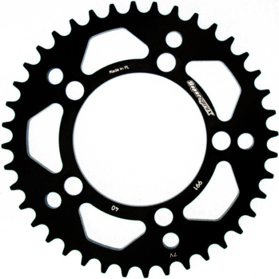 Supersprox Rear Sprocket Alu RAL-991:40 Black