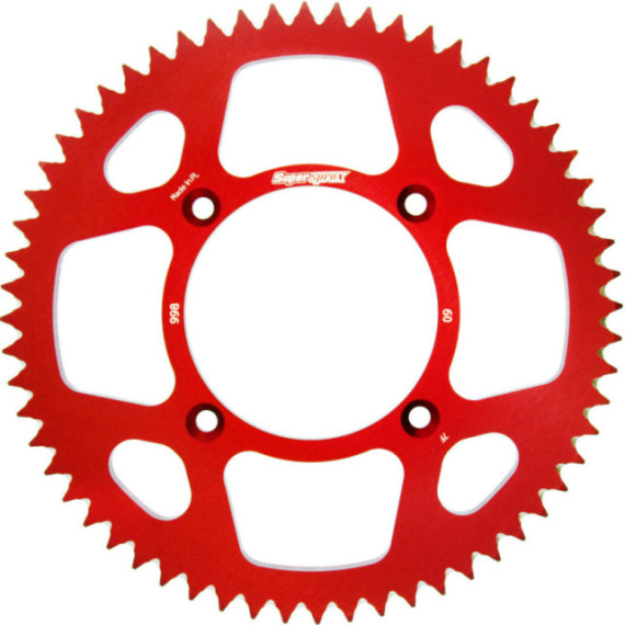 Supersprox Rear Sprocket Alu RAL-998:54 Red