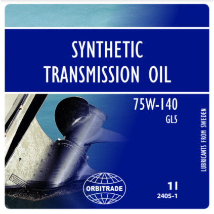 Orbitrade, Gearcase oil synthetic 75w140, 1L