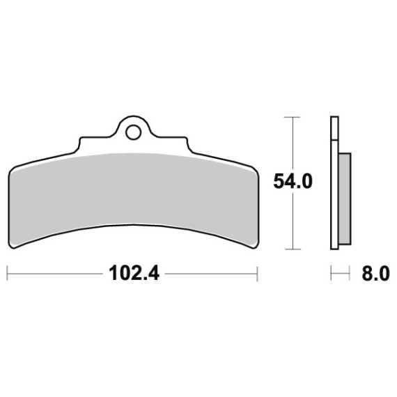 Sbs Brakepads Carbon Tech rear