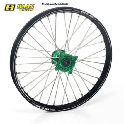  Haan wheel KX 125/250 / KXF250/450 06-18 21-1,60 A60 RIM/GREEN HUB