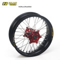  Haan wheel SX&SXF&EXC 97-02 17-3,50 BLACK RIM/RED HUB/BLACK SPOKES/RED NIPPLES