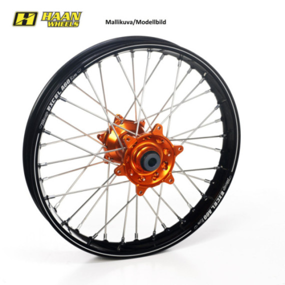  Haan wheel SX&SXF 95-12/EXC MODELS 95- 18-2,15 A60 ORANGE HUB/BLACK A60 RIM