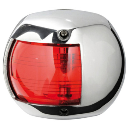 Classic 12 navigation light SS - red