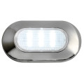 Oval, 6-led courtesy light white