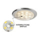 Procion nickel satin finish ceiling light w.switch