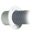 Cables PVC flexible pipe white (10 mt roll)