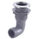 "Nylon skin fitting 3/4"" 20mm w/SS head 90° adaptor"