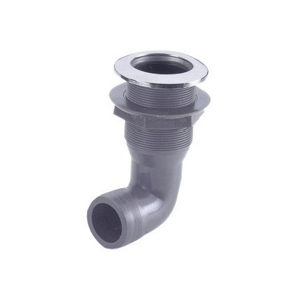 "Nylon skin fitting 3/4"" 20mm w/SS head 90° adaptor"