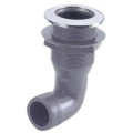 "Nylon skin fitting 3/4"" 20mm w/SS head 90° adaptor"