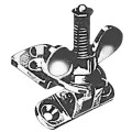 Chromed brass wing nut