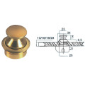 Polished brass knob 23 mm