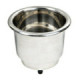 Osculati Delux SS standard glass holder w/drain hole