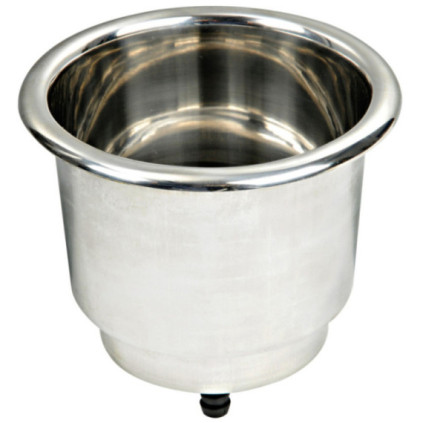 Osculati Delux SS standard glass holder w/drain hole